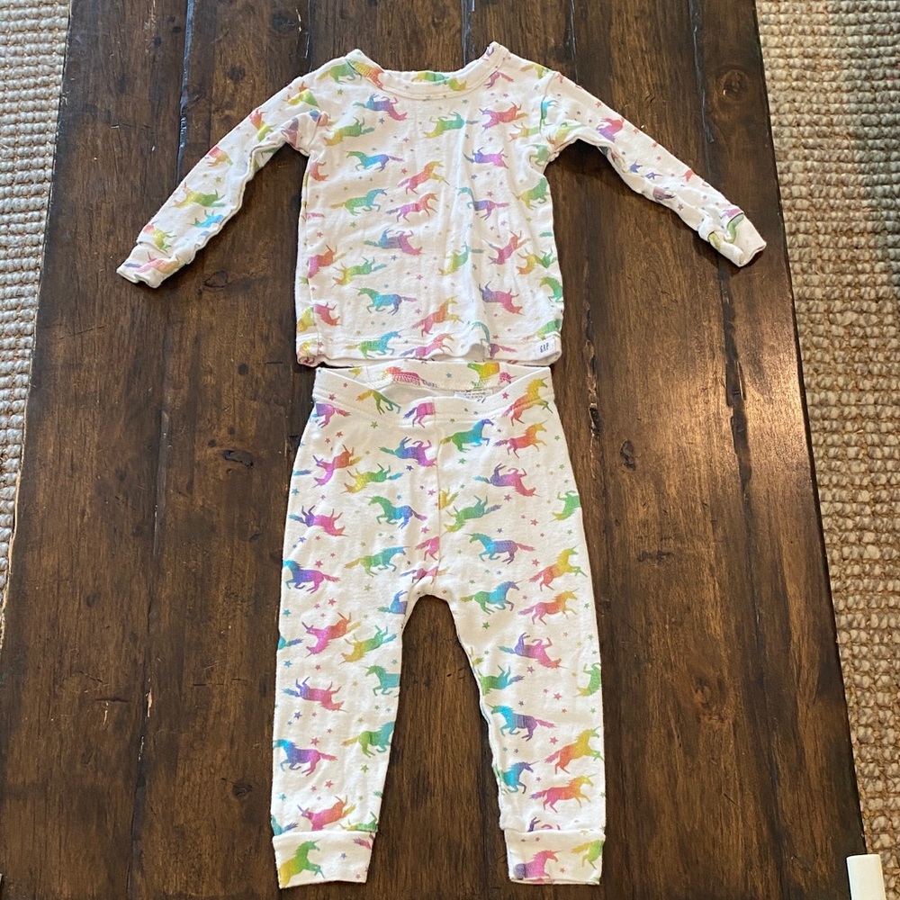 🩷 Baby GAP Unicorn Print Matching Set 🩷